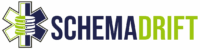 SchemaDrift logo with star and bar graphic